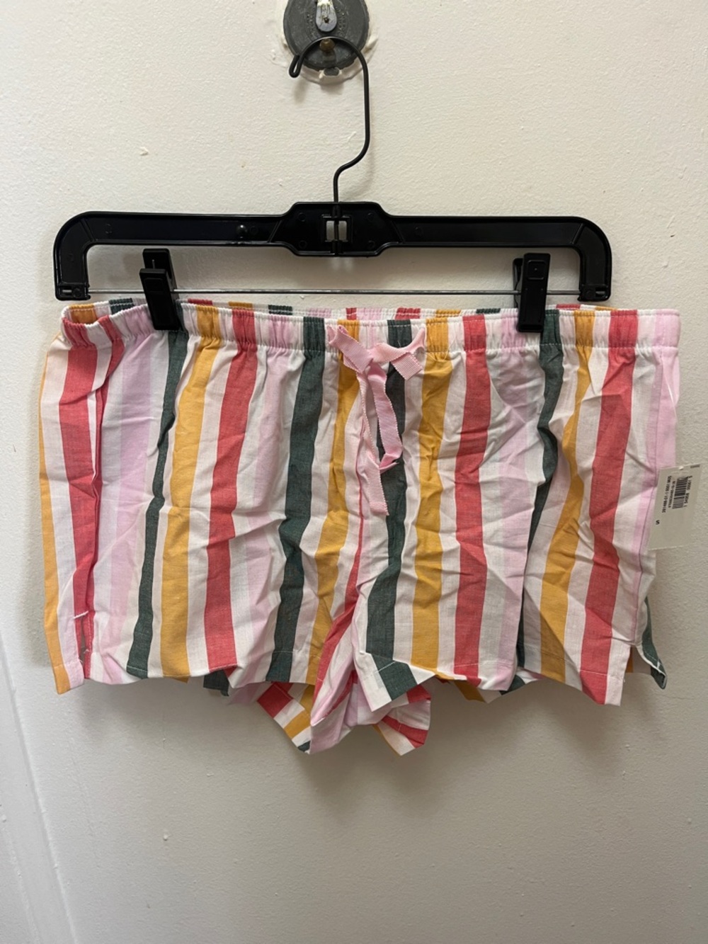 NWT: Striped poplin lounge/sleep shorts